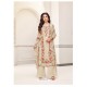 Scintillating Beige Printed Palazzo Salwar Suit