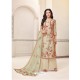 Scintillating Beige Printed Palazzo Salwar Suit