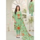 Scintillating Jade Green Embroidered Designer Straight Salwar Suit