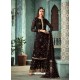 Scintillating Black Embroidered Palazzo Salwar Suit