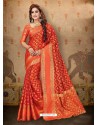 Awesome Red Cotton Casual Wear Sari