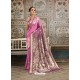 Dashing Pink Designer Kanjeevaram Silk Sari