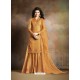 Fabulous Mustard Embroidered Palazzo Salwar Suit