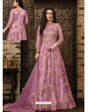 Scintillating Pink Embroidered Designer Anarkali Suit