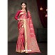 Trendy Rani Art Silk Embroidered Sari
