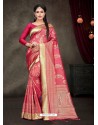 Trendy Rani Art Silk Embroidered Sari