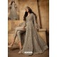 Fabulous Grey Embroidered Designer Anarkali Suit