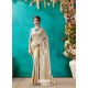 Trendy Gold Banarasi Silk Embroidered Sari