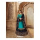 Ravishing Peacock Blue Designer Palazzo Salwar Suit