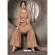 Fabulous Light Orange Designer Palazzo Salwar Suit