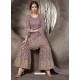 Fabulous Mauve Designer Palazzo Salwar Suit