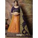 Scintillating Orange Heavy Embroidered Wedding Lehenga Choli