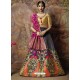 Scintillating Grey Heavy Embroidered Wedding Lehenga Choli