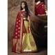 Scintillating Yellow Heavy Embroidered Wedding Lehenga Choli