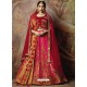 Scintillating Rani Heavy Embroidered Wedding Lehenga Choli