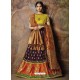 Scintillating Purple Heavy Embroidered Wedding Lehenga Choli