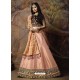 Scintillating Baby Pink Heavy Embroidered Wedding Lehenga Choli