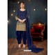 Trendy Navy Blue Embroidered Punjabi Patiala Suits