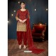 Ravishing Maroon Embroidered Punjabi Patiala Suits