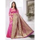 Classy Rani Designer Banarasi Silk Sari