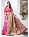 Classy Rani Designer Banarasi Silk Sari