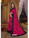 Trendy Rani Designer Georgette Sari
