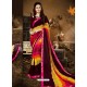 Dashing Multi Colour Designer Georgette Sari