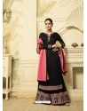 Fabulous Black Designer Palazzo Salwar Suit