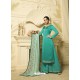 Fabulous Firozi Designer Palazzo Salwar Suit