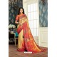 Classy Cream Designer Silk Sari