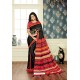 Classy Black Designer Silk Sari