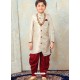 Fabulous Off White Sherwani For Boys