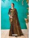 Classy Black Designer Banarasi Silk Sari