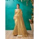 Awesome Marigold Designer Banarasi Silk Sari