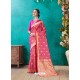 Awesome Rani Designer Banarasi Silk Sari