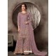 Ravishing Dusty Pink Embroidered Palazzo Salwar Suit