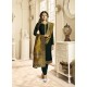 Ravishing Dark Green Embroidered Straight Salwar Suit