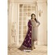 Fabulous Grey Embroidered Straight Salwar Suit