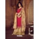 Scintillating Rose Red Embroidered Palazzo Salwar Suit