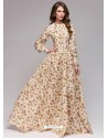 Trendy Off White Party Wear Gown for Girls
