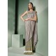 Classy Silver Designer Lycra Sari