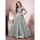 Sizzling Grey Party Wear Gown for Girls
