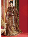 Fabulous Multi Colour Heavy Embroidered Bridal Lehenga Choli