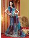 Fabulous Blue Heavy Embroidered Bridal Lehenga Choli