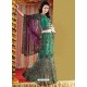 Fabulous Aqua Mint Heavy Embroidered Bridal Lehenga Choli