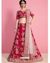 Classy Red Heavy Embroidered Wedding Lehenga Choli