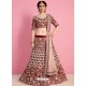 Classy Maroon Heavy Embroidered Wedding Lehenga Choli