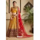 Classy Yellow Heavy Embroidered Wedding Lehenga Choli