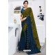 Trendy Mehendi Designer Printed Sari