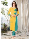 Ravishing Yellow Designer Readymade Kurti